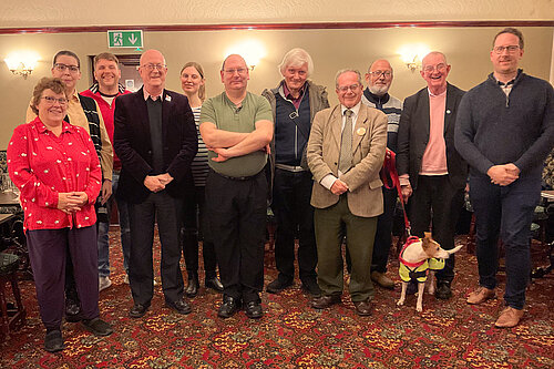 Members group photograph at the 2022 AGM