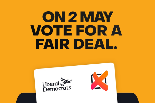 On 2nd May vote for a Fair Deal