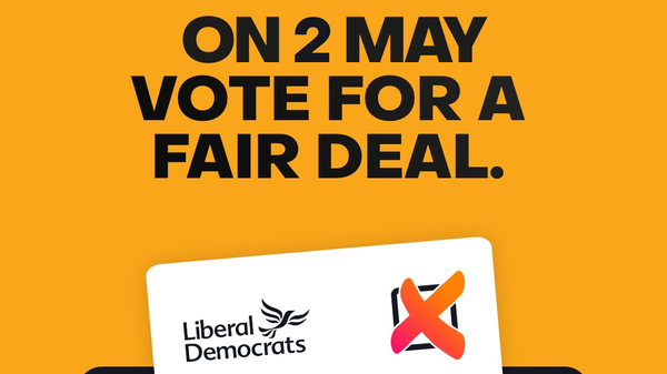 On 2nd May vote for a Fair Deal